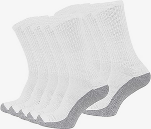 10 Pairs Mens Work Socks In White