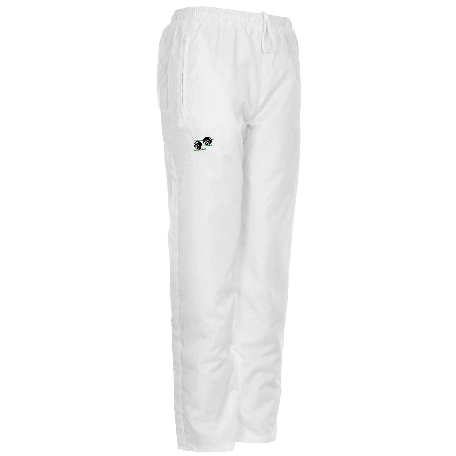 Unisex Waterproof Bowling Trousers In White