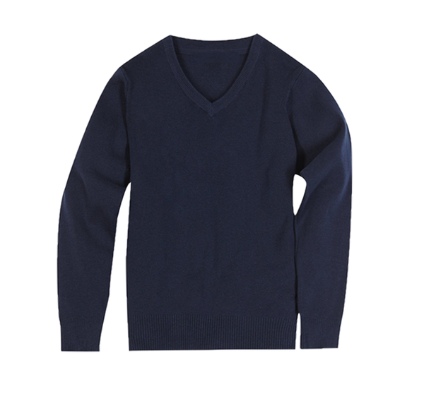 Boys V-Neck Jumper In All Colours & Sizes