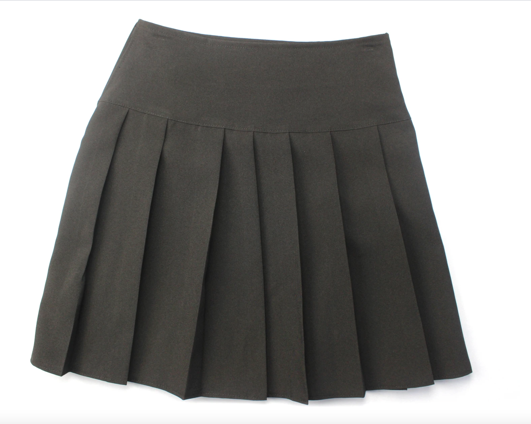 Girls All Round Pleated Skirt In Black