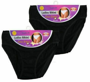 12 Pairs Womens Bikini Briefs