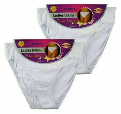 12 Pairs Womens Bikini Briefs