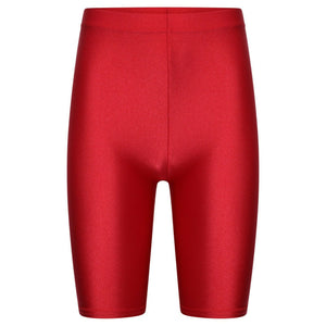 Girls Cycling Shorts In Red