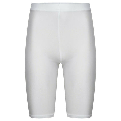 Girls Cycling Shorts In White