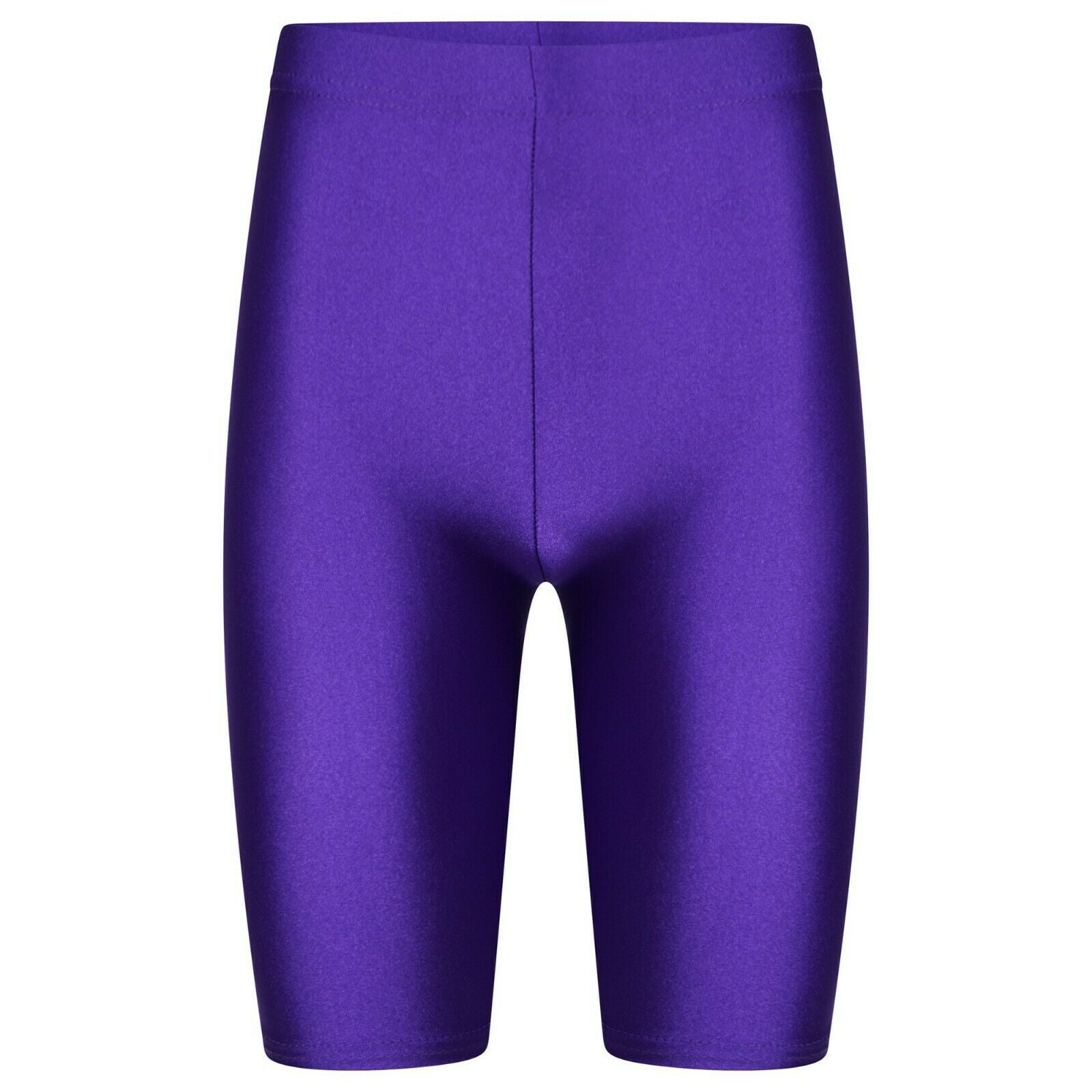 Girls Cycling Shorts In Purple