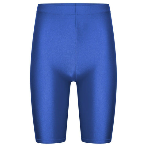 Girls Cycling Shorts In Royal Blue