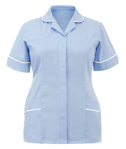 Womens Healthcare Nurses Tunic In Sky/White