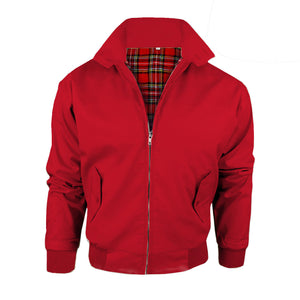 Mens Harrington Jacket in Red