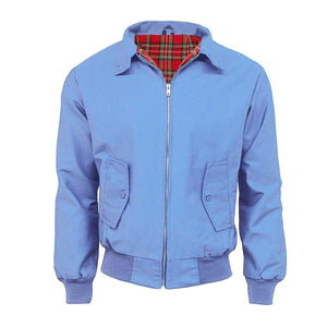 Mens Harrington Jacket in Sky Blue