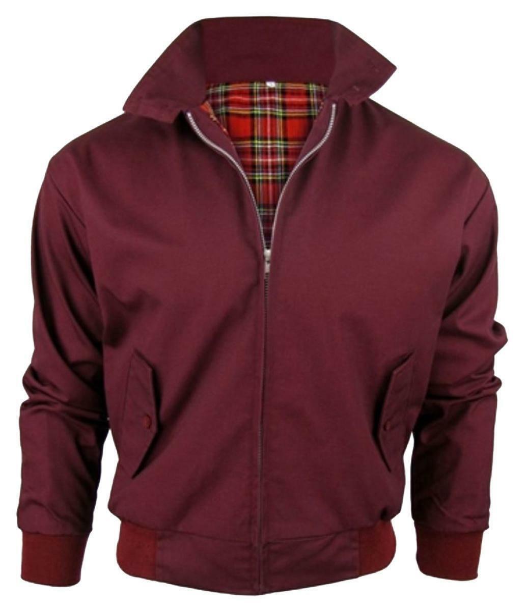 Boys Harrington Jacket in Wine