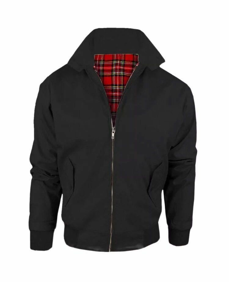 Mens Harrington Jacket in Black