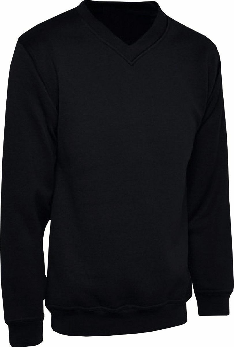 Kids V-Neck Sweatshirt In Black