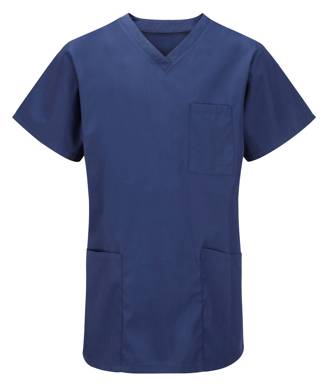 Unisex Medical Scrub Top In Navy