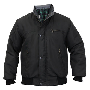 Mens Sky Diver Padded Jacket In Black