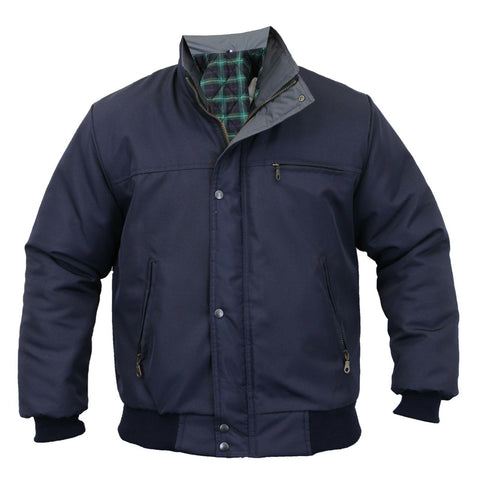 Mens Sky Diver Padded Jacket In Navy