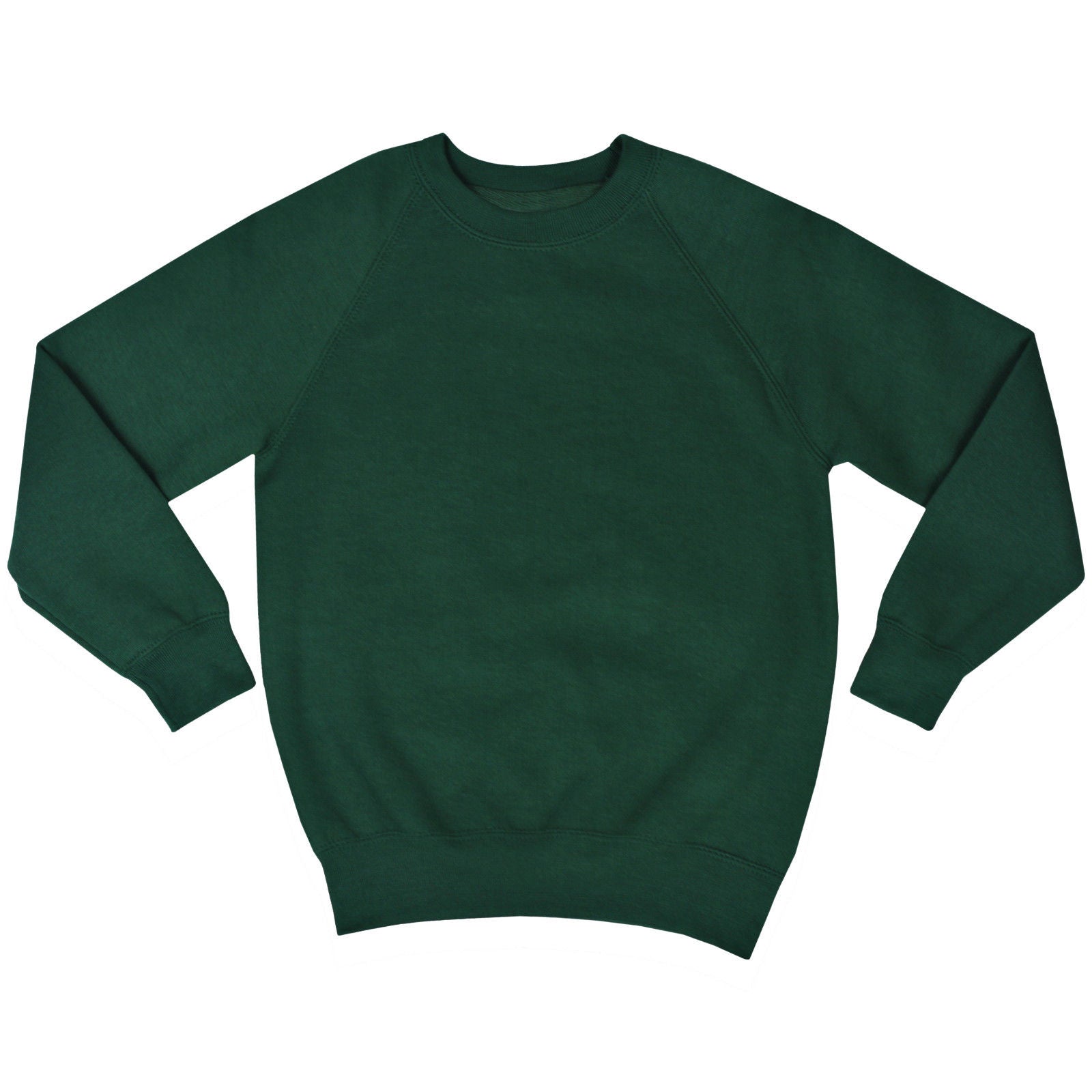 Kids Sweatshirt In Bottle Green